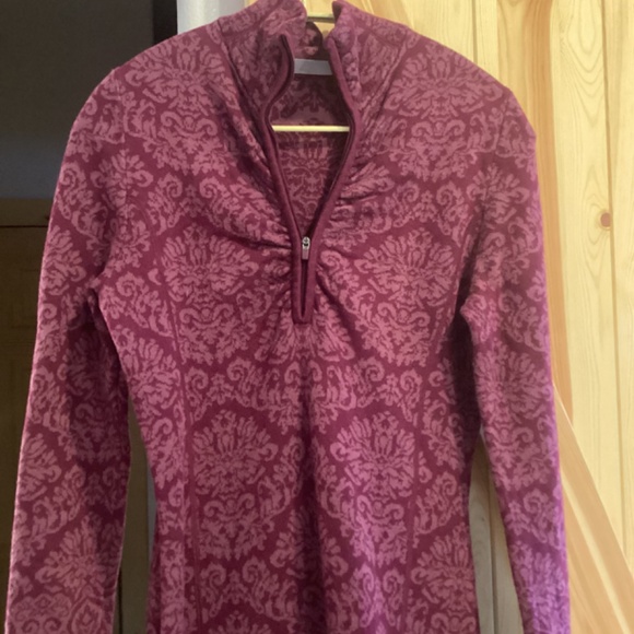 Athleta Purple Sweater Dress Size M - Picture 2 of 4